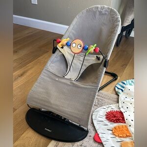Baby bjorn bouncer and activity bar